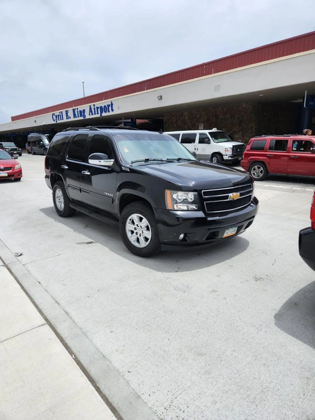Private airport transfer van, an easy first of the things to do in St. Thomas, U.S. Virgin Islands